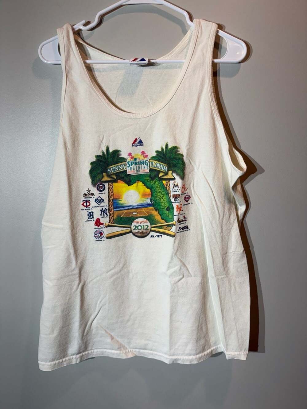 Majestic 2012 Sunny Spring Training Florida Grapefruit League Graphic Tank